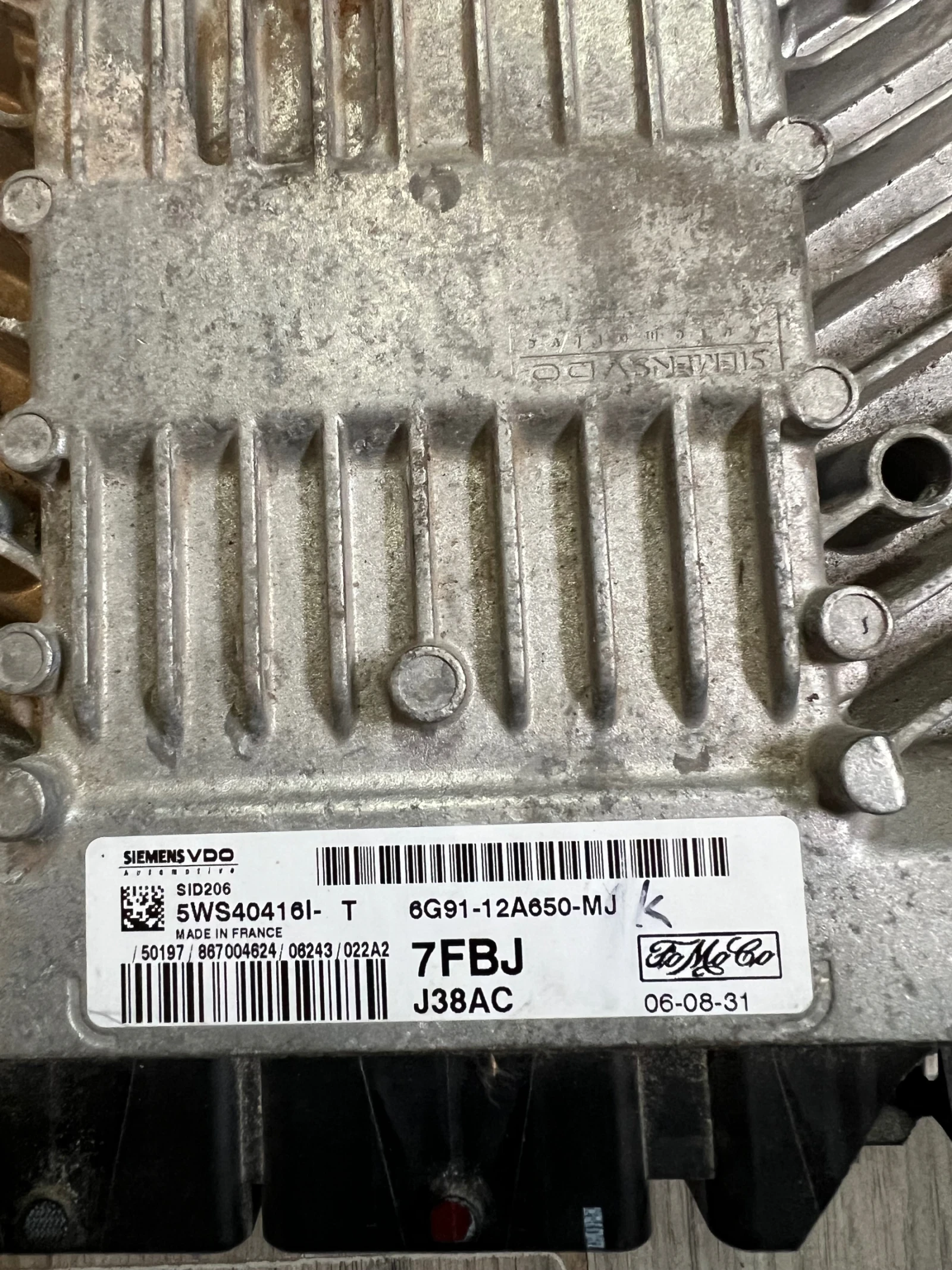 6G91-12A650-MJ   FORD S-MAX 2.0TDCI SID206 5WS40416I-T | Mobile.bg   2