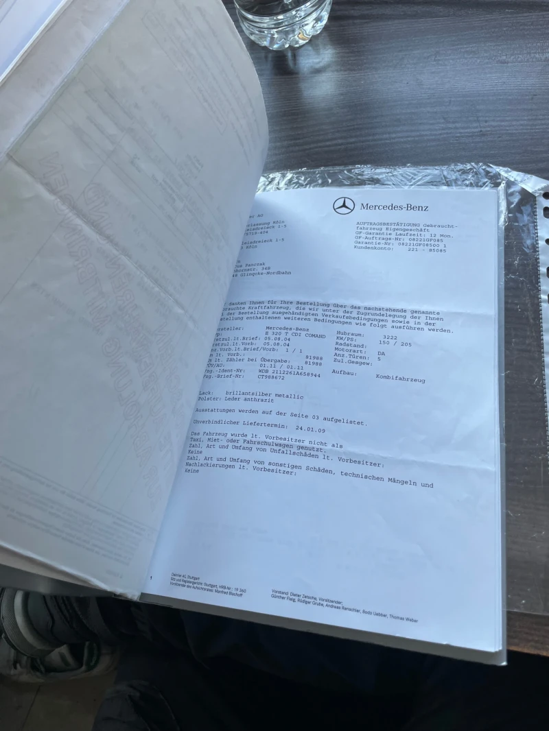 Mercedes-Benz E 320 Avangarde Germaniya, снимка 14 - Автомобили и джипове - 52556749