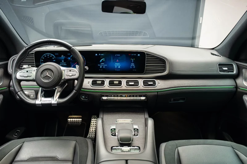 Mercedes-Benz GLE 53 4MATIC AMG/435HP/PANO/MASSAGE/BURM/HUD/CAM/MEMO/NAVI/217g, снимка 11 - Автомобили и джипове - 51497904