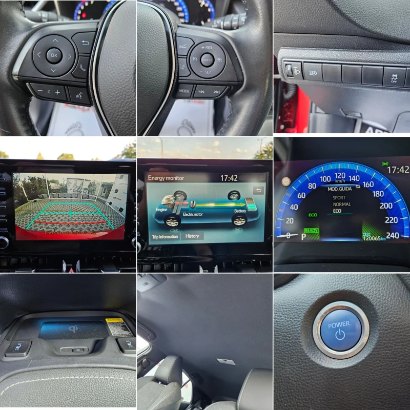 Toyota Corolla 1.8Hybrid= ДИСТРОНИК= ГАРАНЦИЯ= STYLE, снимка 16 - Автомобили и джипове - 50729976