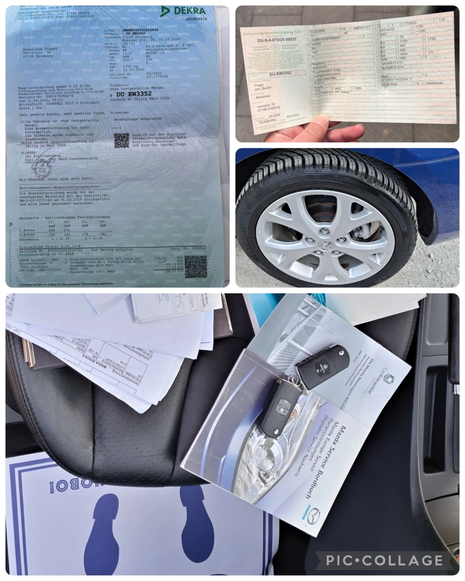 Mazda 3 1.6i автоматик/кожа, снимка 8 - Автомобили и джипове - 54456659