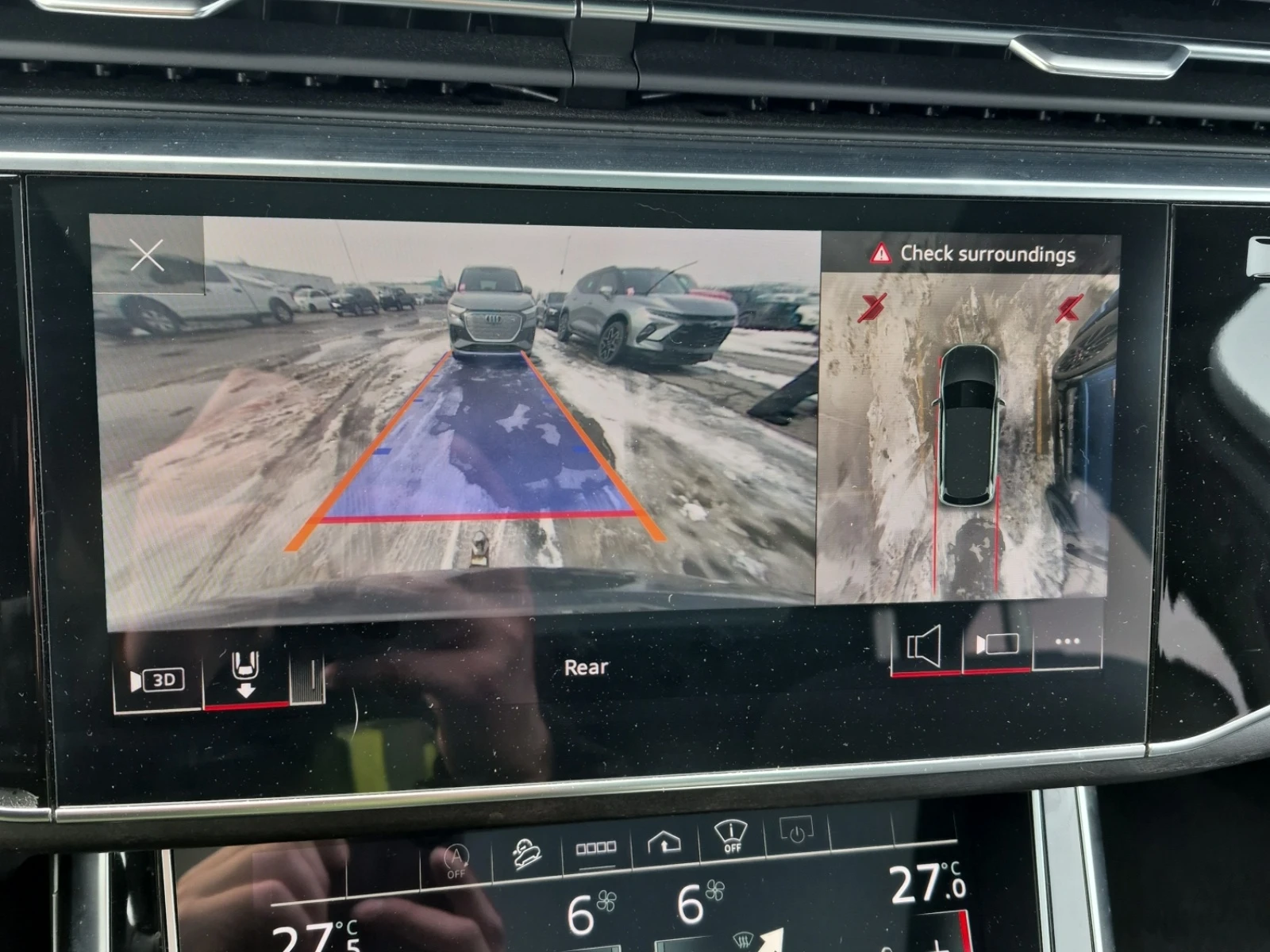 Audi Q7 TECHNIK * ОБДУХВАНЕ * 360 КАМЕРА * CARFAX * , снимка 11 - Автомобили и джипове - 54257541