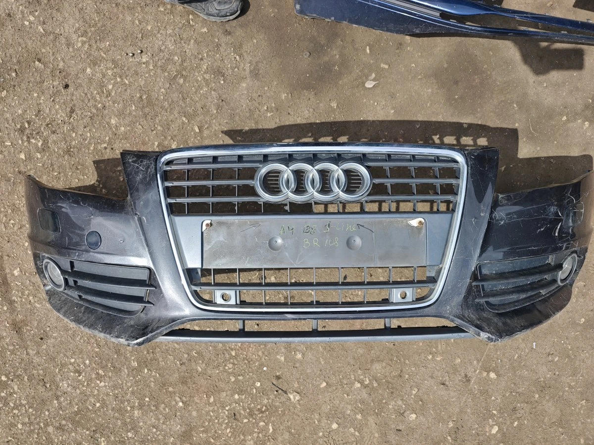 Предна оборудвана S-Line броня с решетка Audi A4 b8 br104