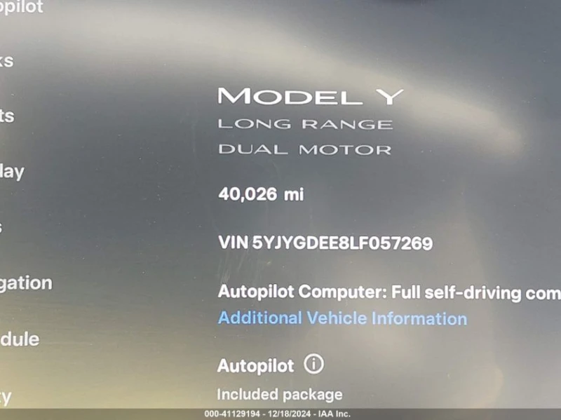 Tesla Model Y U  U UX All Wheel Drive, снимка 8 - Автомобили и джипове - 49293101