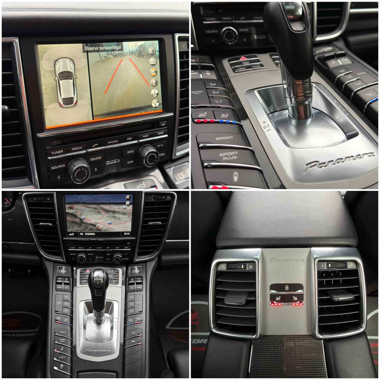 Porsche Panamera TURBO/PDK/FACE/BOSE/360* CAMERAS/DISTRINIC | Mobile.bg � ����������� 13