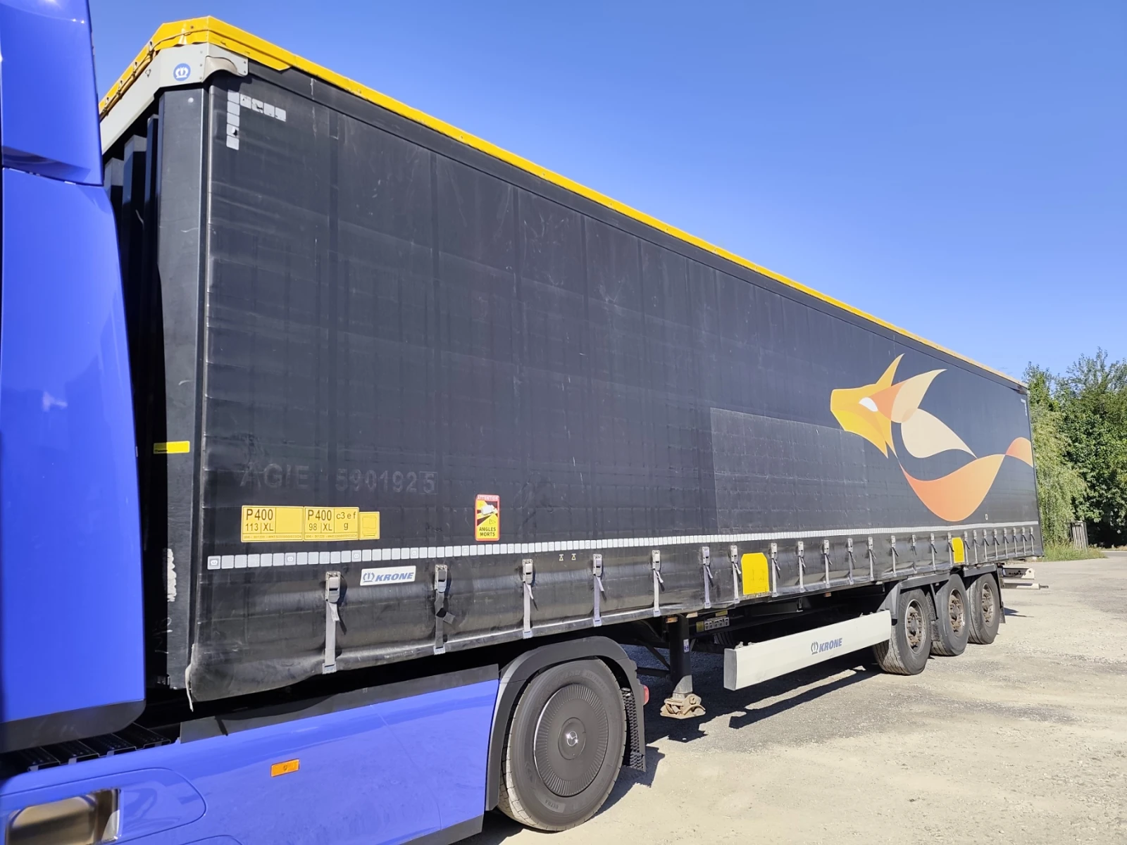 Полуремарке Krone Profi Liner SD