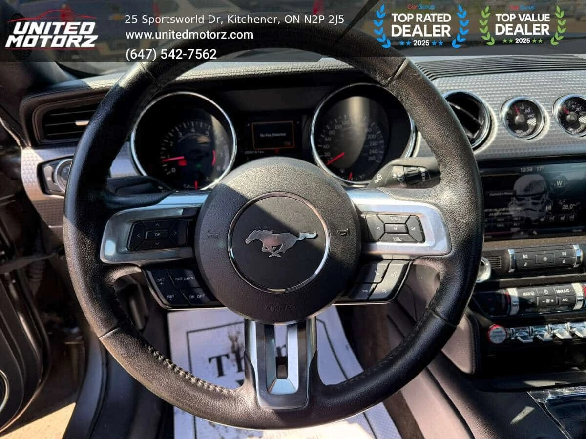 Ford Mustang * EcoBoost PREMIUM~SAFETY CERTIFIED~ 28 SERVICE RE, снимка 10 - Автомобили и джипове - 54891069