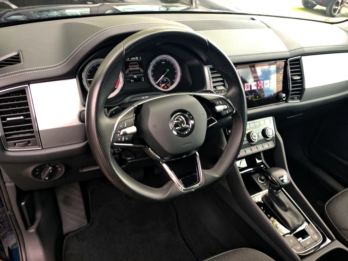 Skoda Kodiaq 2.0D 4x4 7МЕСТА 150hp FACE/AUTOMATIC/KEYLESS/LED, снимка 10 - Автомобили и джипове - 54361309