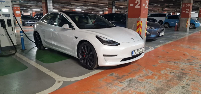 Tesla Model 3 LR performance 513hp европейска гаранция, снимка 1 - Автомобили и джипове - 48536541