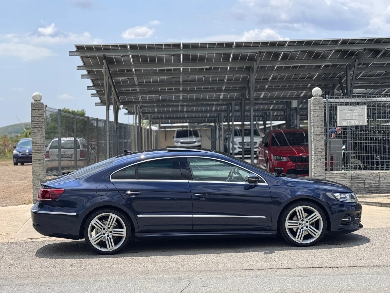 VW CC 2.0TDI DSG 177кс * R-Line* Keyless* ПАНОРАМА* Каме - изображение 6