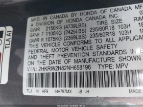 Honda Cr-v 1.5L I-4 DI, DOHC, VVT, TURBO, 190HP All Wheel, снимка 9