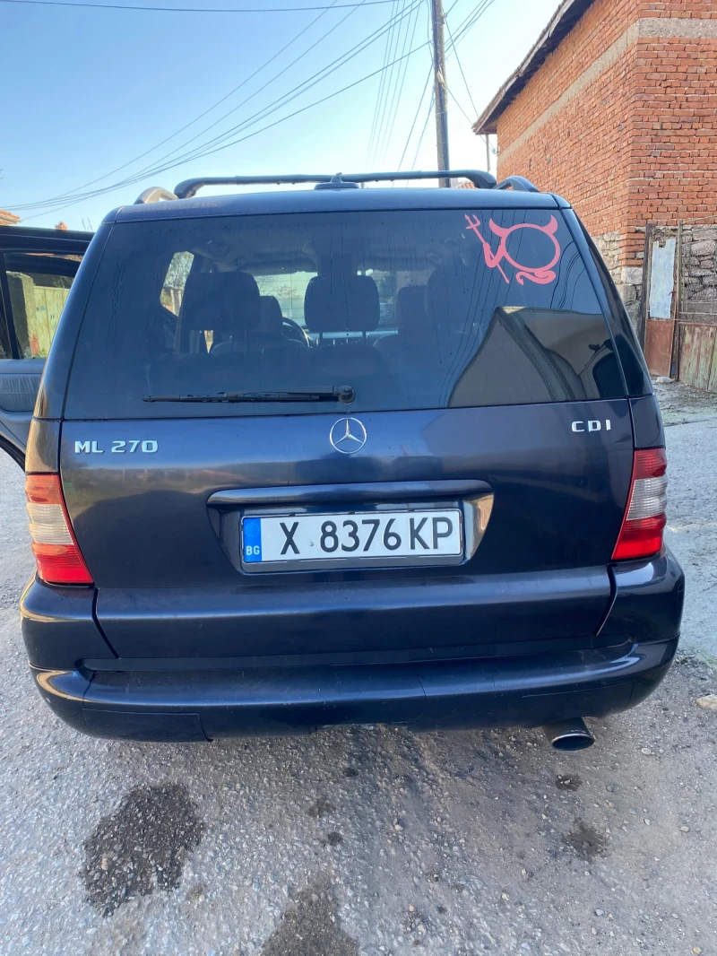 Mercedes-Benz ML 270    2.7 СДИ    АМГ - Face , снимка 3 - Автомобили и джипове - 47660589