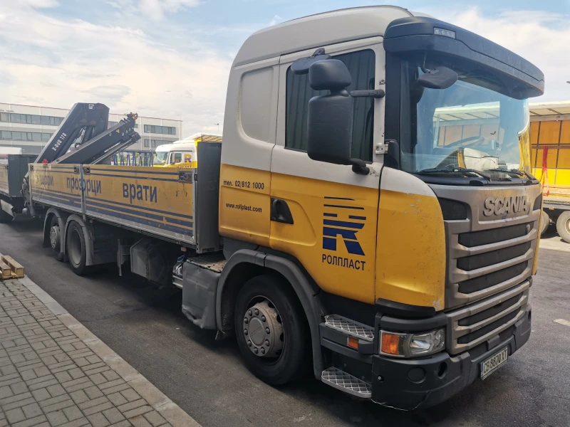 Scania G 380 КАМИОН С КРАН, снимка 5 - Камиони - 48224555