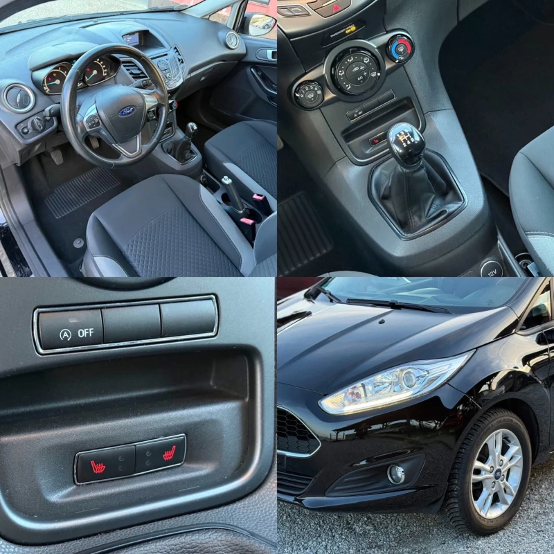 Ford Fiesta 1.0  80кс EURO 6B Топ състояние, снимка 14 - Автомобили и джипове - 52577474