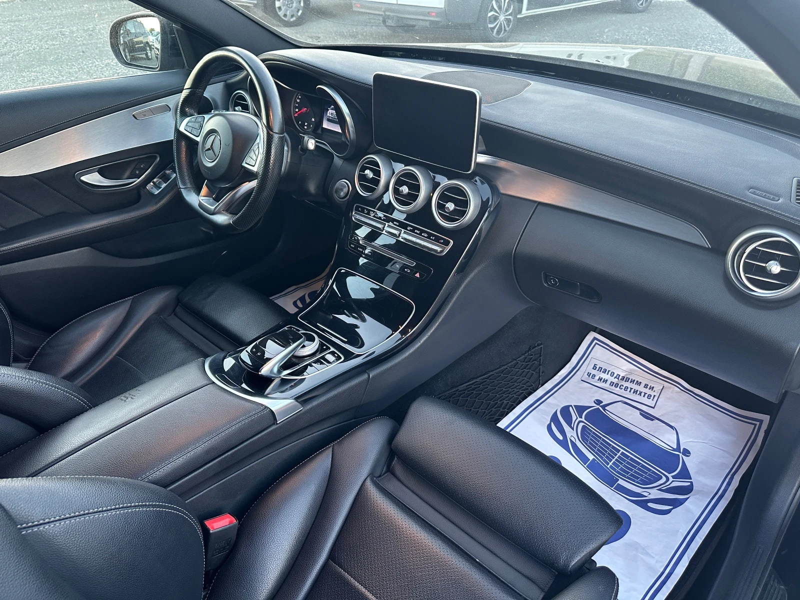 Mercedes-Benz C 220 2xAMG PACK* 2.2CDI* KEYLESS GO* BLIND SPOT, снимка 9 - Автомобили и джипове - 54683382
