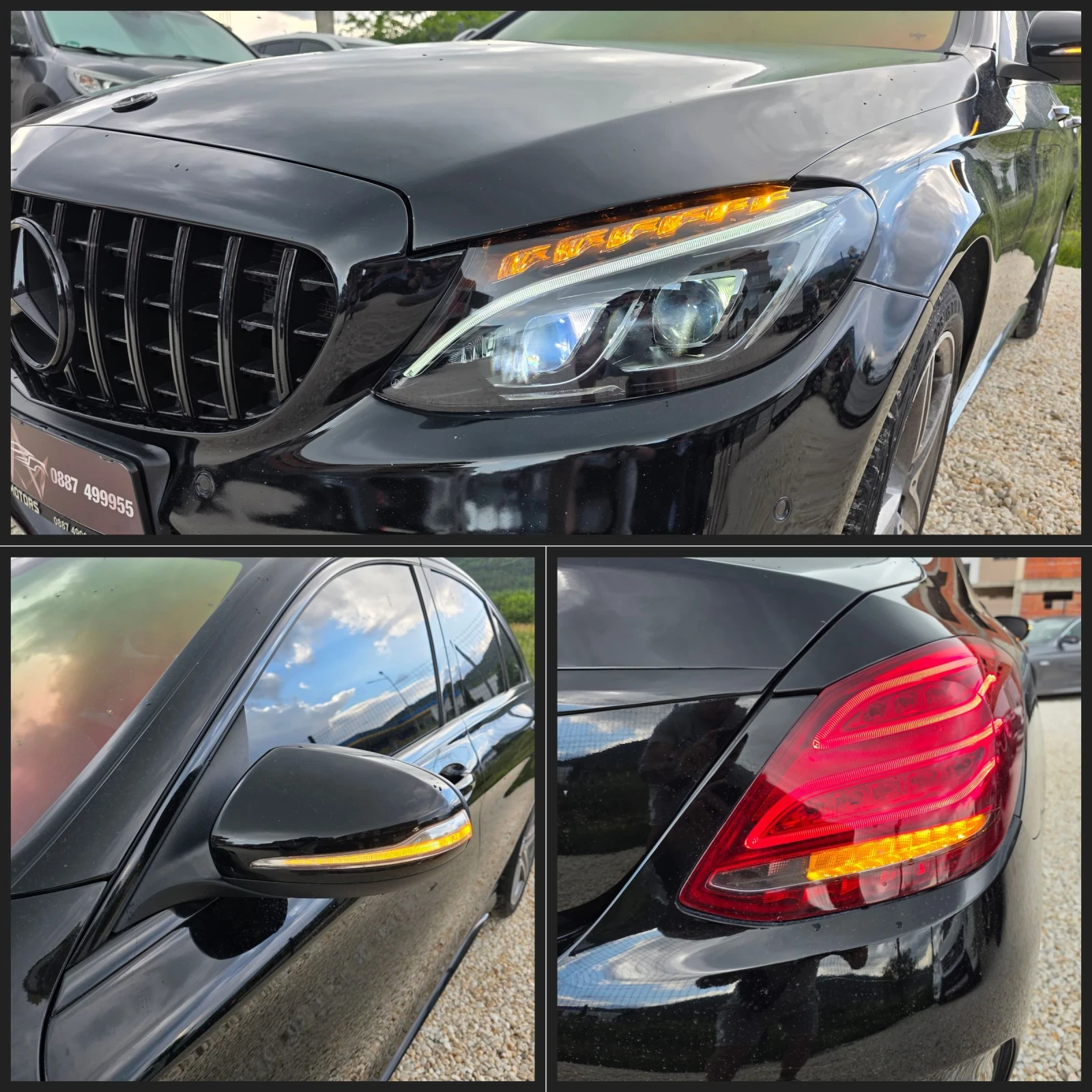 Mercedes-Benz C 220 AMG-Lein Sadow-Lein Full Led C250 4Matic , снимка 10 - Автомобили и джипове - 54704849