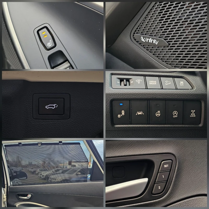 Hyundai Santa fe Grand 2.2 CRDI 4WD 200к.с. 7 места Facelift, снимка 15 - Автомобили и джипове - 52484440