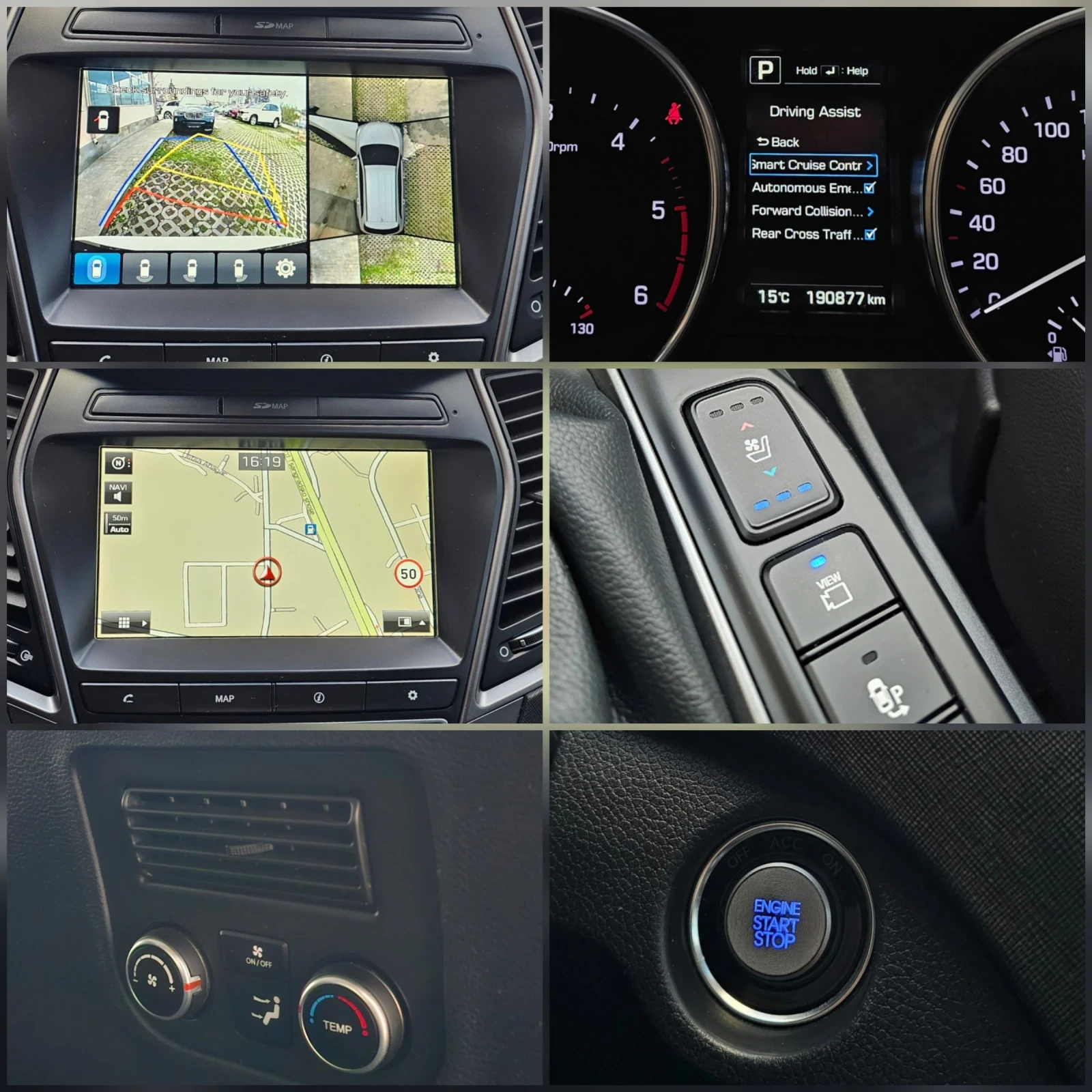 Hyundai Santa fe Grand 2.2 CRDI 4WD 200.. 7  Facelift | Mobile.bg   16