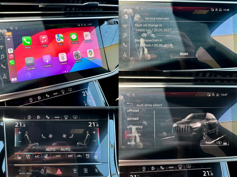 Audi Q7 Full* 3xS line* B&O* HEAD UP* BLACK OPTIC, снимка 16 - Автомобили и джипове - 52337945