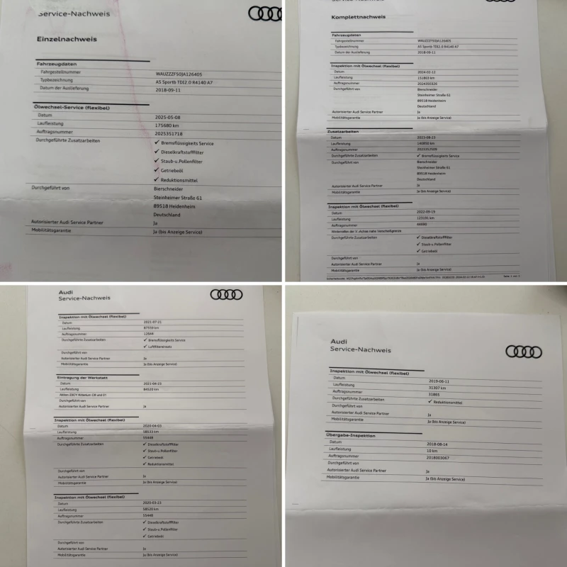 Audi A5 2S-Line* 190к.с* СЕРВИЗНА КНИЖКА С ПЪЛНА ИСТОРИЯ , снимка 17 - Автомобили и джипове - 52502361