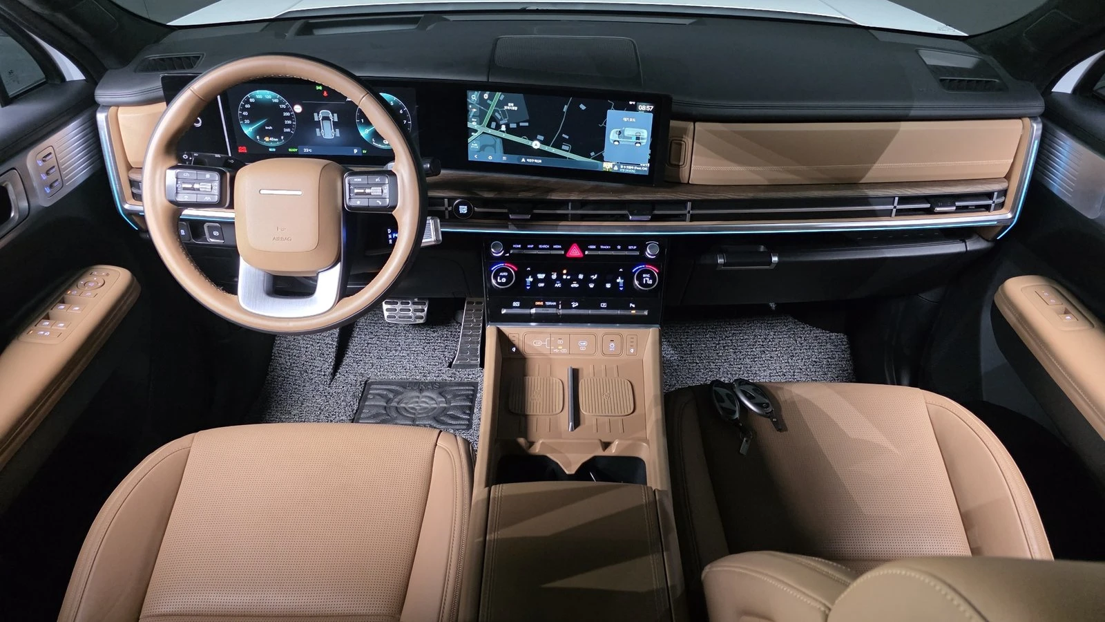 Hyundai Santa fe 1.6 HEV* МАСАЖ* HUD* 360* KEYLESS* КРАЙНА ЦЕНА, снимка 7 - Автомобили и джипове - 55334912