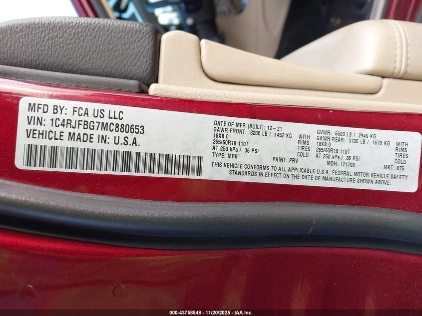 Jeep Grand cherokee 3.6l Limited 4X4, снимка 9 - Автомобили и джипове - 54306710