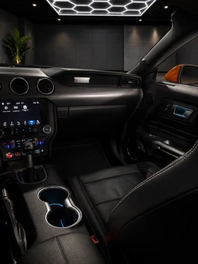 Ford Mustang ECOBOOST PREMIUM| CONVERTIBLE| 310HP| LED| REAR CA | Auto.bg — изображение 8