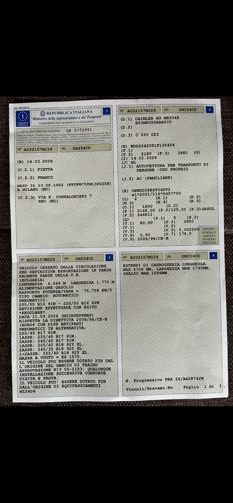 Mercedes-Benz C 220 C220 cdi 170ks., снимка 14 - Автомобили и джипове - 56224120