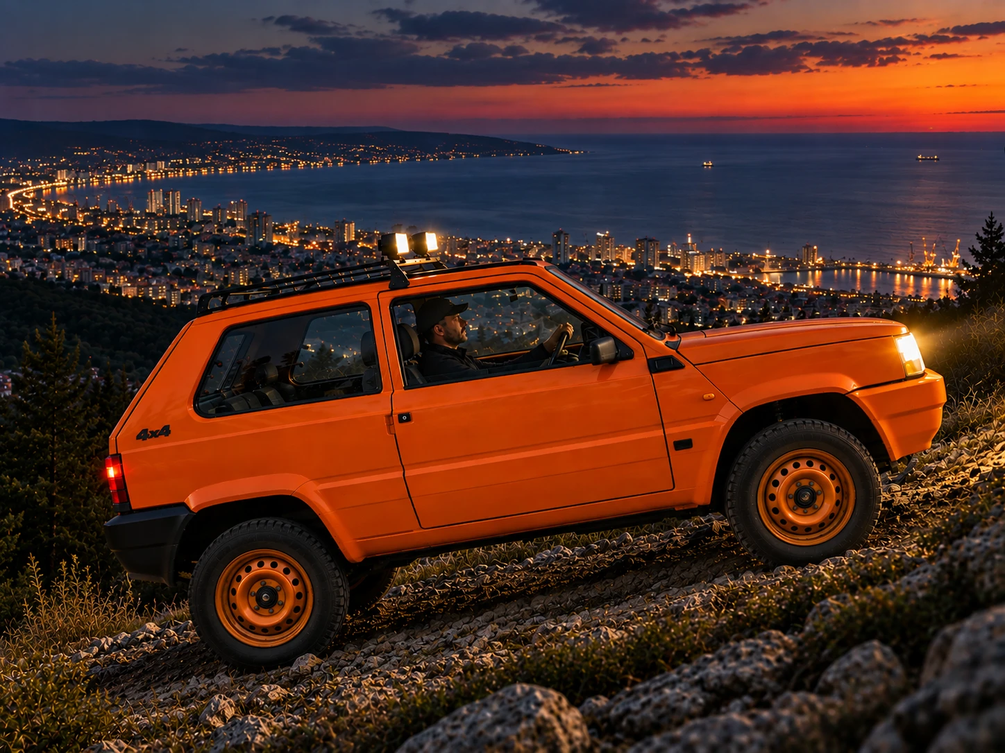 Fiat Panda 4x4 УНИКАТ | 1.2 69 к.с.| РЕСТАВРИРАНА | ГАЗ | 4x4, снимка 2 - Автомобили и джипове - 56213965