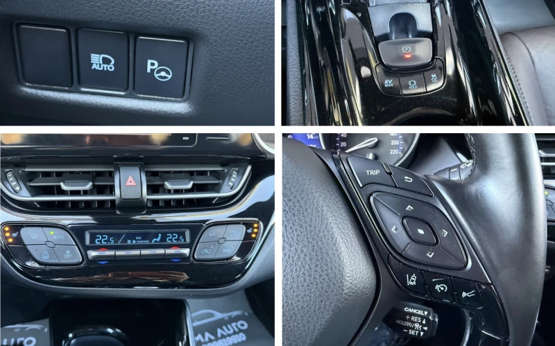 Toyota C-HR 1.8 hybrid ГАРАНЦИА!! Distronic / Keyless / Navi , снимка 17 - Автомобили и джипове - 52691644