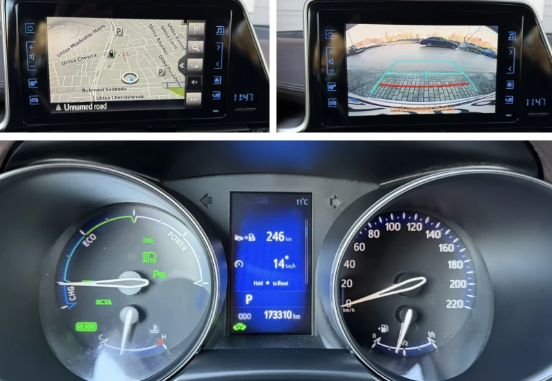 Toyota C-HR 1.8 hybrid ГАРАНЦИА!! Distronic / Keyless / Navi , снимка 16 - Автомобили и джипове - 52691644