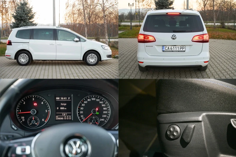VW Sharan 2.0TDI* UNITED* LED* Камера* FULL* Germany, снимка 10 - Автомобили и джипове - 52896117