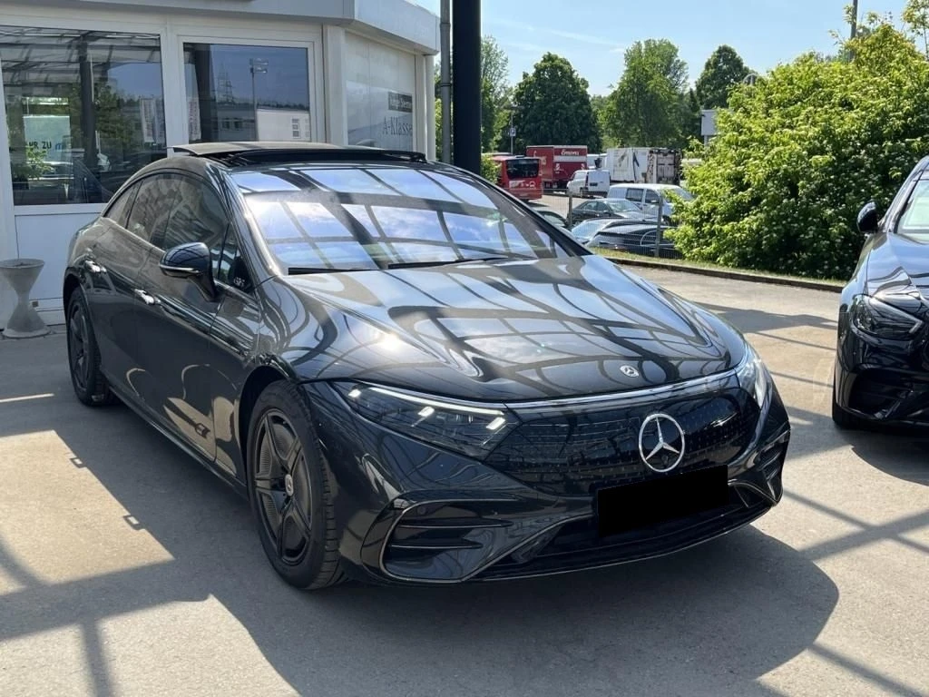 Mercedes-Benz EQS 350 AMG PANO 360 BURM 2Г ГАРАНЦИЯ - изображение 2