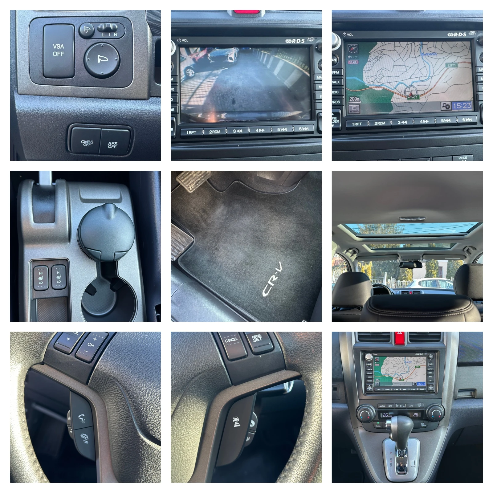 Honda Cr-v 2.2D-77000KM-EXECUTIVE-DIST-NAVI-PANO-AUTOMAT-���� | Mobile.bg � ����������� 15