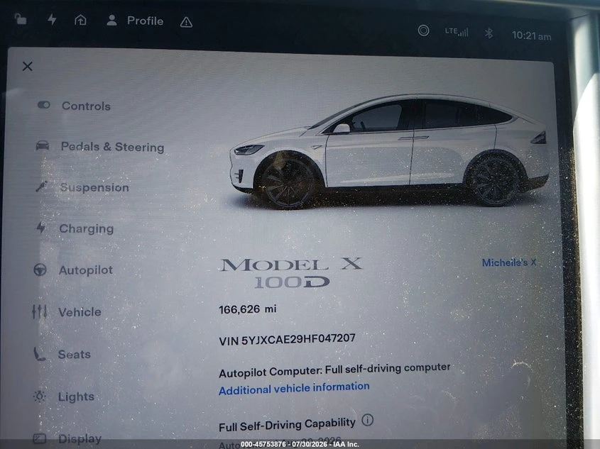 Tesla Model X 100D AWD, снимка 7 - Автомобили и джипове - 55893481