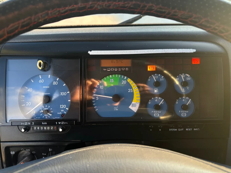 Mercedes-Benz Atego 1317* 11990кг.* Тристранен самосвал* Топ състояние, снимка 13 - Камиони - 53089516