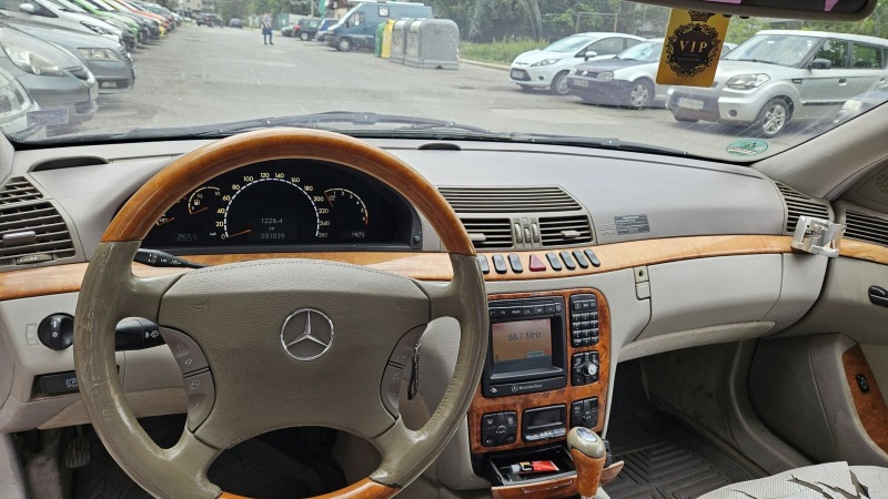Mercedes-Benz S 500 5.0 V8 газ/бензин, снимка 8 - Автомобили и джипове - 46036684