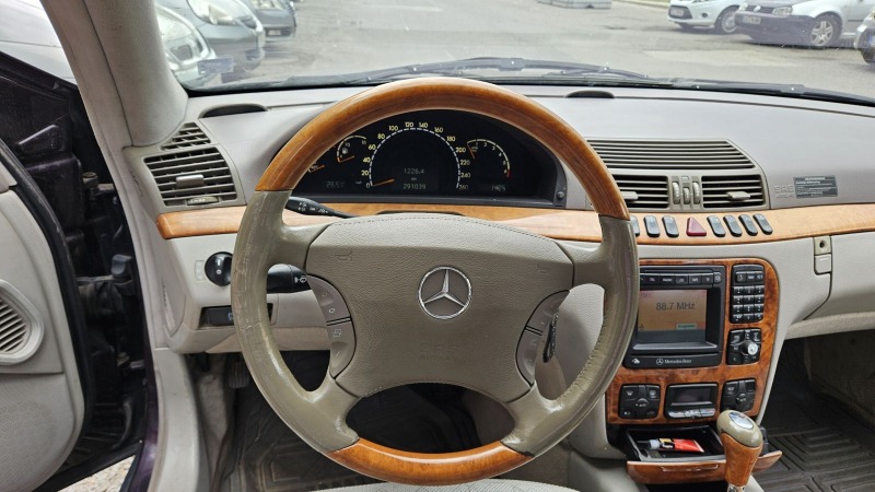 Mercedes-Benz S 500 5.0 V8 газ/бензин, снимка 7 - Автомобили и джипове - 46036684