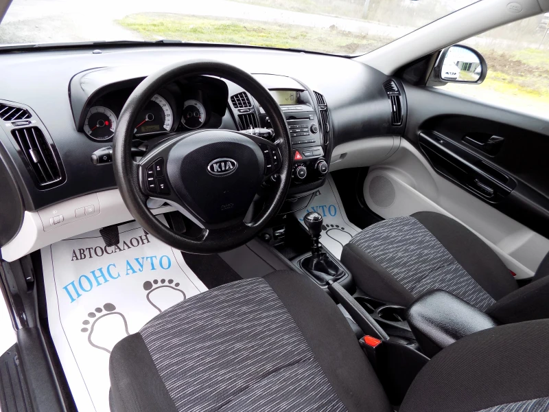 Kia Ceed 1.4i/105к./160х. км./2009г., снимка 8 - Автомобили и джипове - 53447061