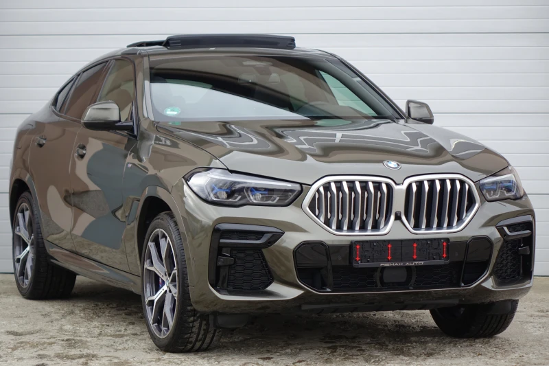 BMW X6 M-PAKET* XDRIVE 4.0d* SWAROVSKI* LASER LIGHT* 360*, снимка 1 - Автомобили и джипове - 48345684