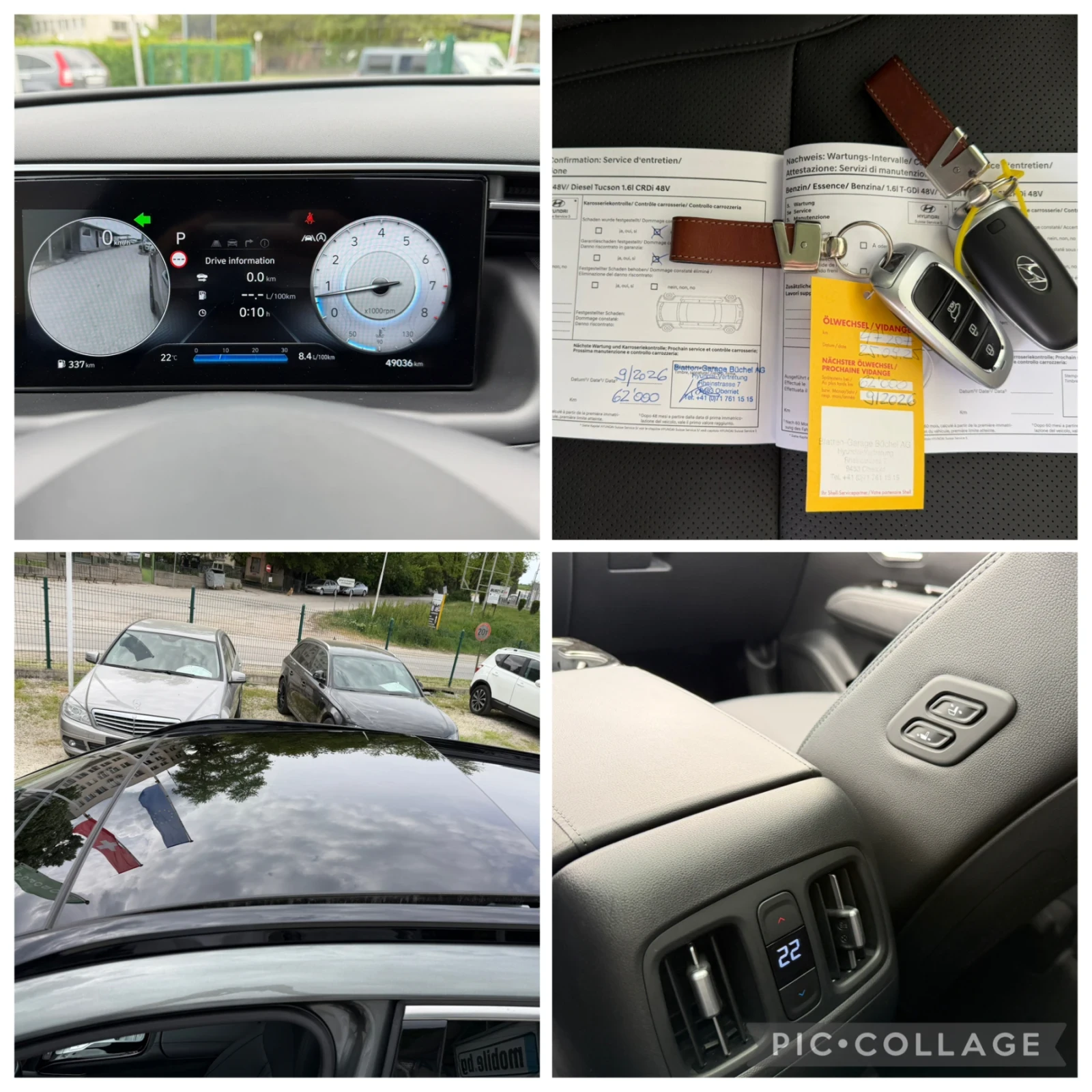 Hyundai Tucson 1.6 T-GDI/MHEV/ HTRAC 4x4 + Швейцария+ , снимка 15 - Автомобили и джипове - 54484088