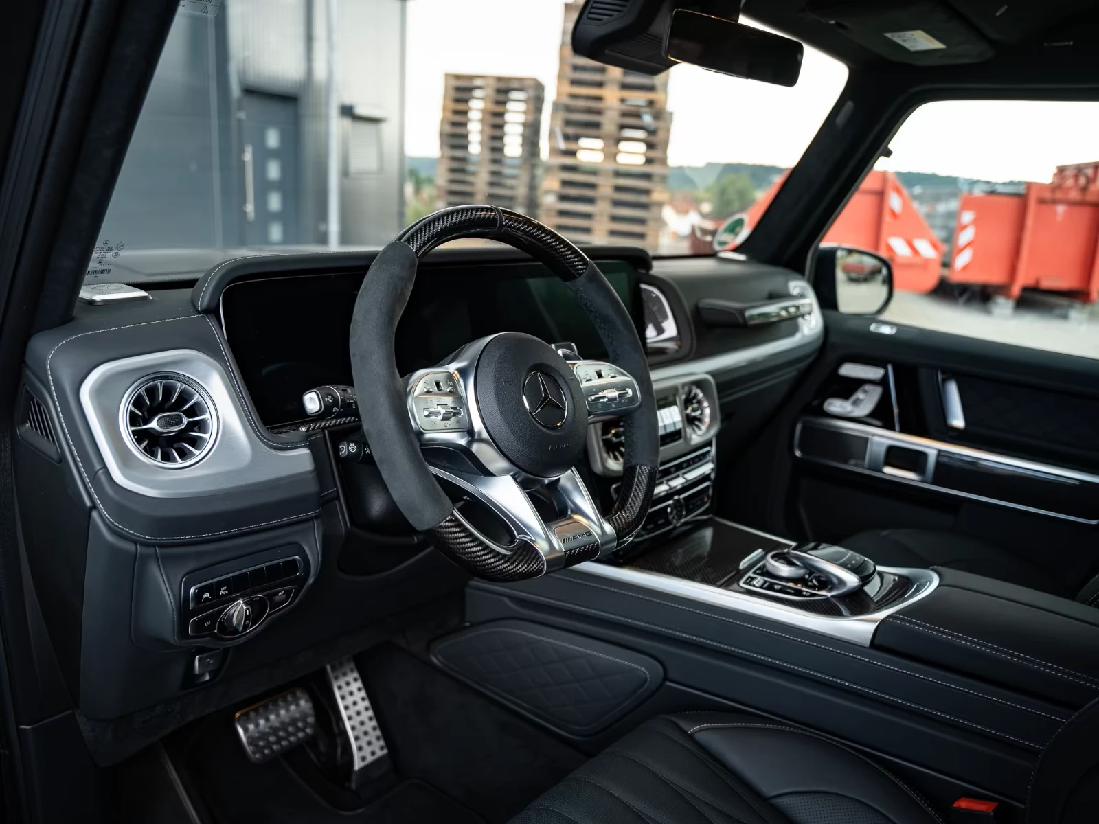 Mercedes-Benz G 63 AMG BRABUS-700* CARBON* TV* BURM* DISTR* 360CAM* MEMOR, снимка 10 - Автомобили и джипове - 55686904