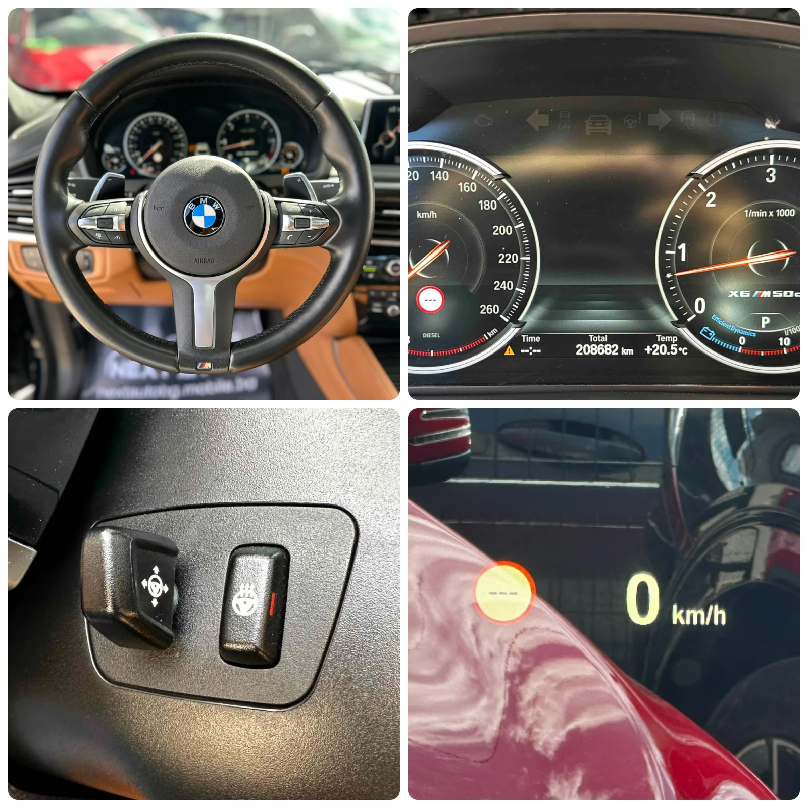BMW X6 M50D 381HP FULL 3D B&O SOFT CLOSE ОБДУХВАНЕ, снимка 13 - Автомобили и джипове - 56105091