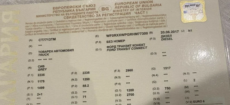 Ford Transit Custom Транзит конект, снимка 3 - Автомобили и джипове - 52592473