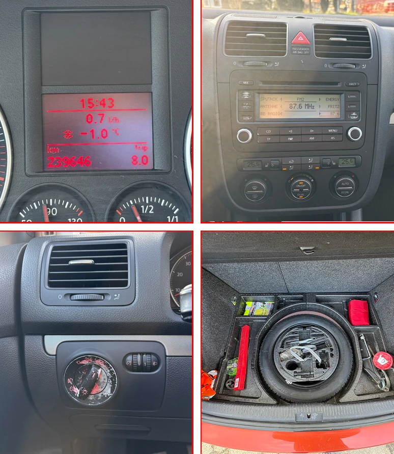 VW Golf 1.6 102HP GOAL PACKET, снимка 9 - Автомобили и джипове - 53134336