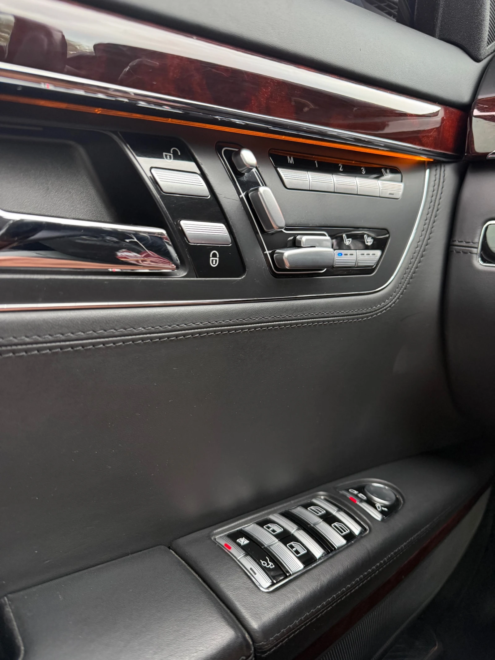 Mercedes-Benz S 600 БРОНИРАН* VR9* СЕРВИЗ* ЛИЗИНГ* , снимка 14 - Автомобили и джипове - 54527758
