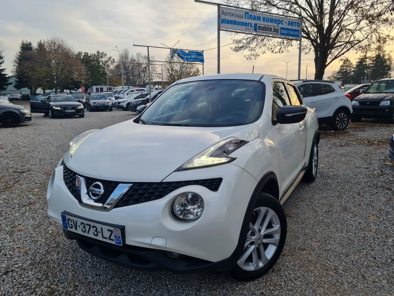 Nissan Juke 1.5dci-110kc/6ck/БЯЛА ПЕРЛА/НАВИ/СЕРВ.ИСТОРИЯ