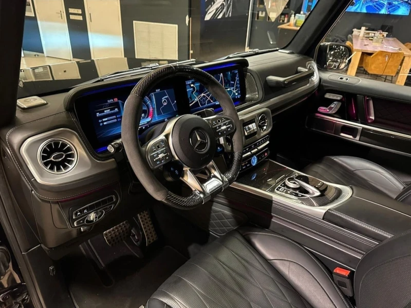 Mercedes-Benz G 63 AMG EDITION 1= CARBON PACK= BURMESTER= MASSAGE= , снимка 9 - Автомобили и джипове - 53527401