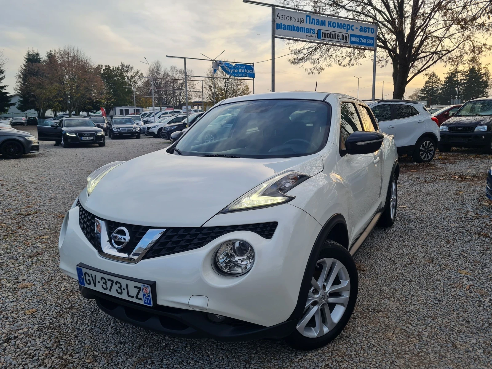 Nissan Juke 1.5dci-110kc/6ck/БЯЛА ПЕРЛА/НАВИ/СЕРВ.ИСТОРИЯ, снимка 1