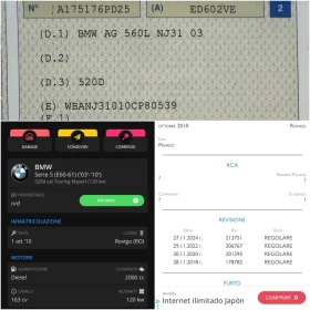 BMW 520 D 150hp ИТАЛИЯ - 3900 € / 7627.74 лв. - 76211306 15